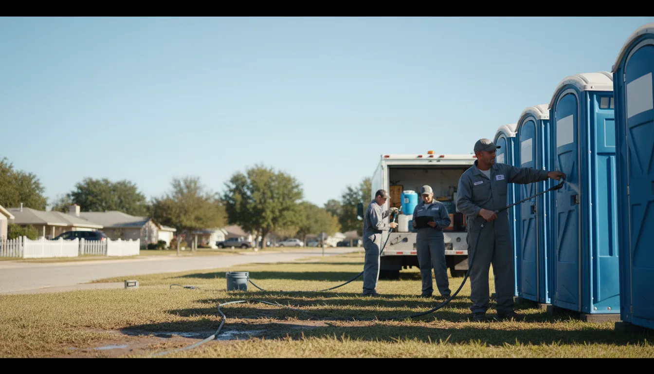Long-Term Portable Toilet Rental in Siloam, GA near me